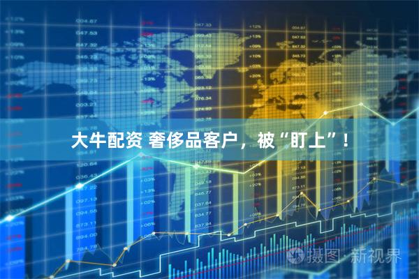 大牛配资 奢侈品客户，被“盯上”！