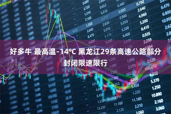 好多牛 最高温-14℃ 黑龙江29条高速公路部分封闭限速限行