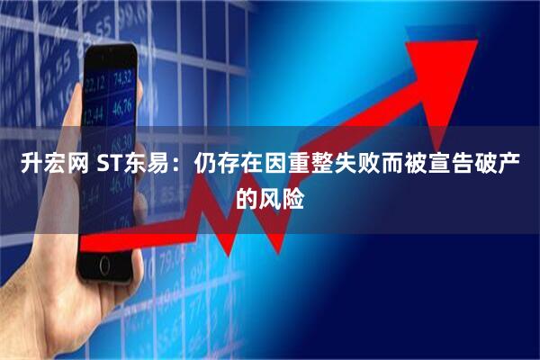 升宏网 ST东易：仍存在因重整失败而被宣告破产的风险